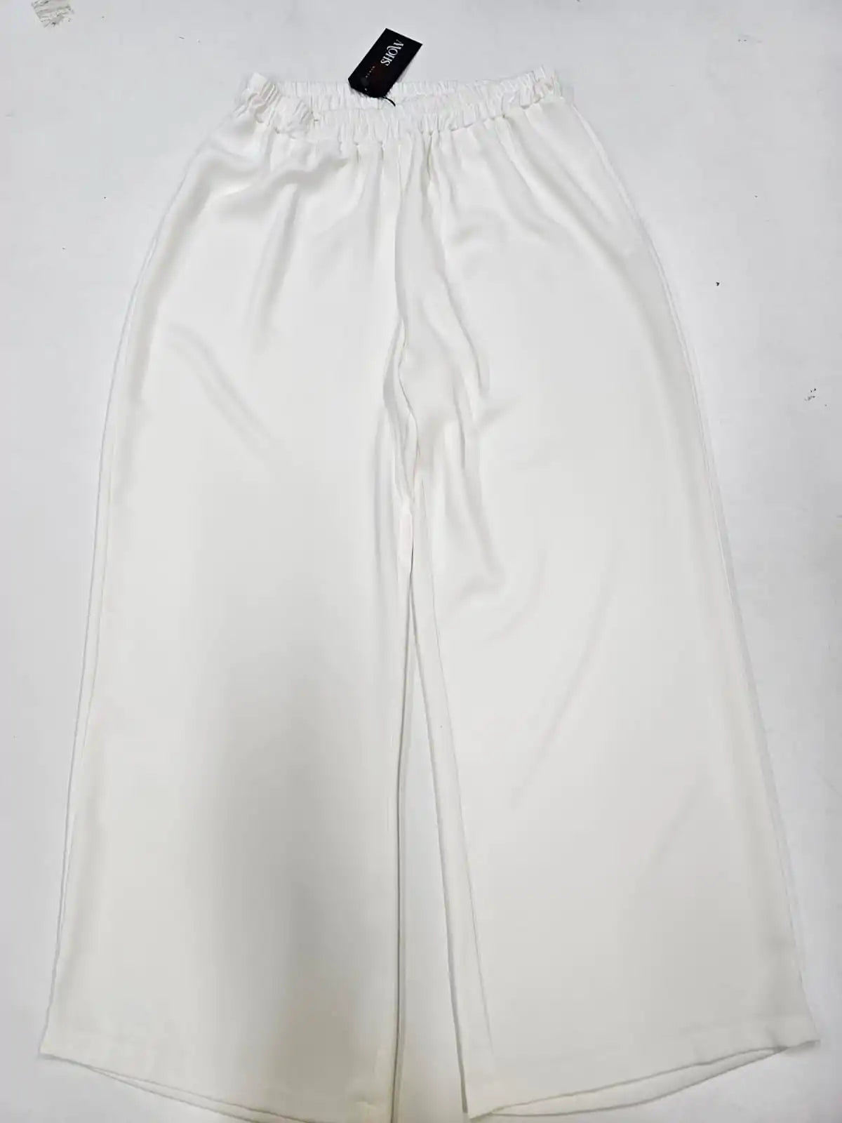 Beli Lastikli Bol Paça Kadın Pantolon