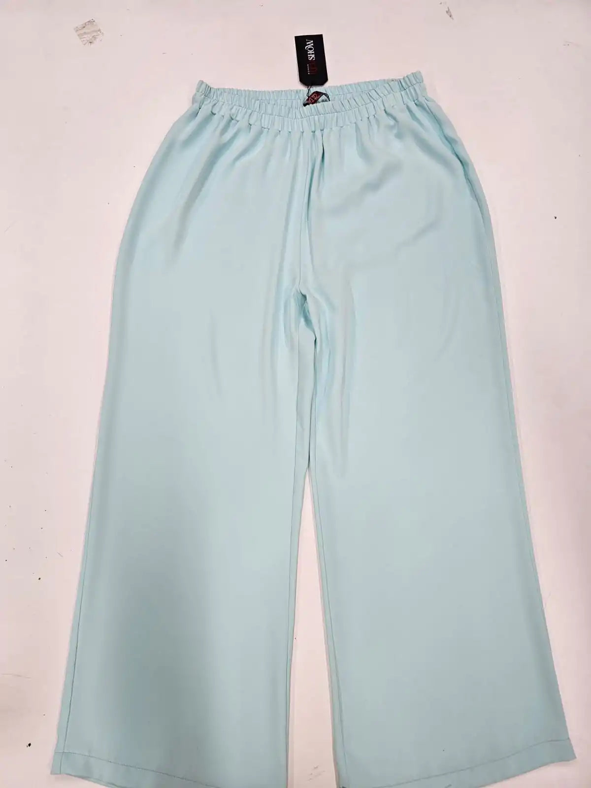 Beli Lastikli Bol Paça Kadın Pantolon