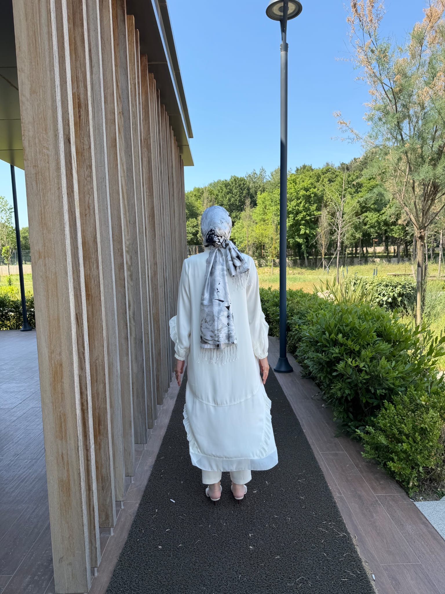 Şifon Detaylı Ferace